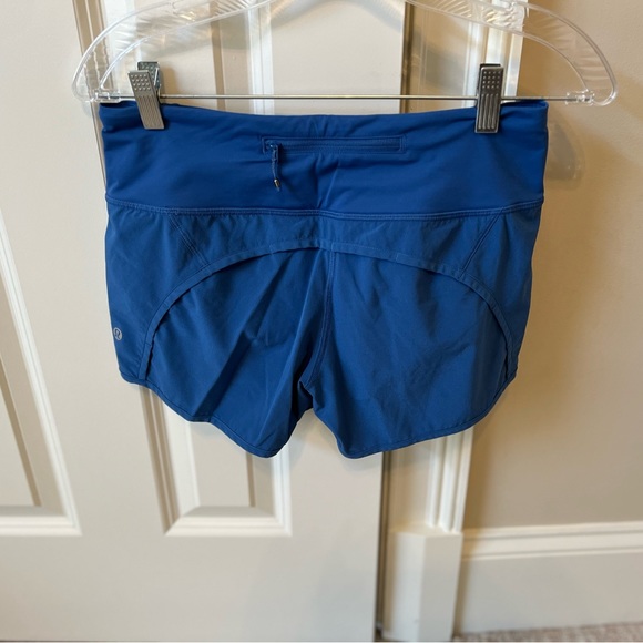 Lululemon Run Times Shorts size 4 Cobalt Blue - Picture 7 of 9